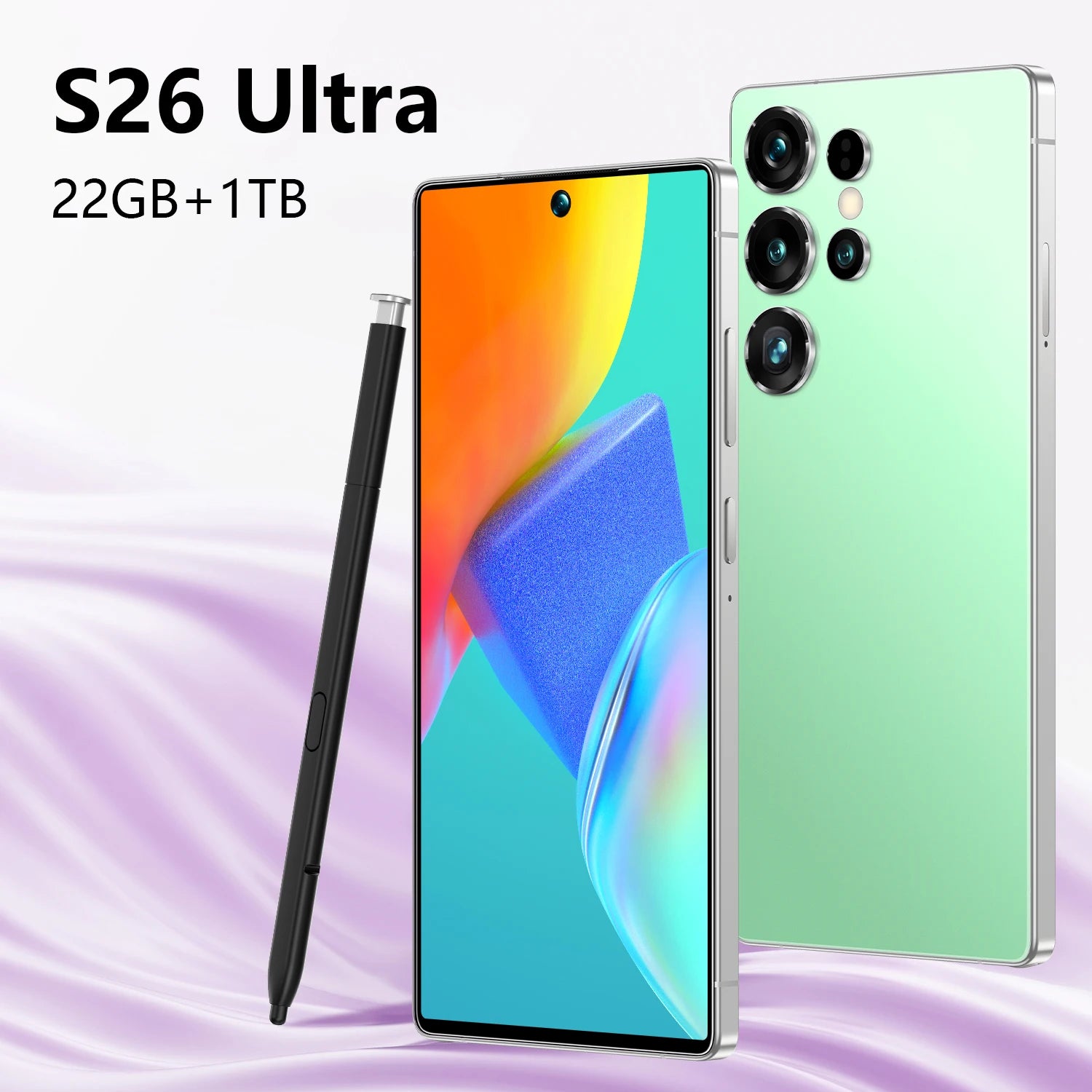 Android 14 5G Smartphone 7.3 Inch 22GB RAM 1TB Storage Tidesmit