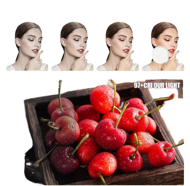 Rechargeable Cell Phone Ring Light Portable LED Mini Selfie Ring Light with Clip for Laptop Video Conference Live Streaming Tidesmit