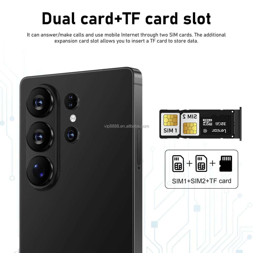 22GB+2TB S26 ultra 5G Smart Phone 2025 New Android 15 7.3 Inch WIFI Global 5G Unlocked Dual SIM S25 ultra Smart Phones