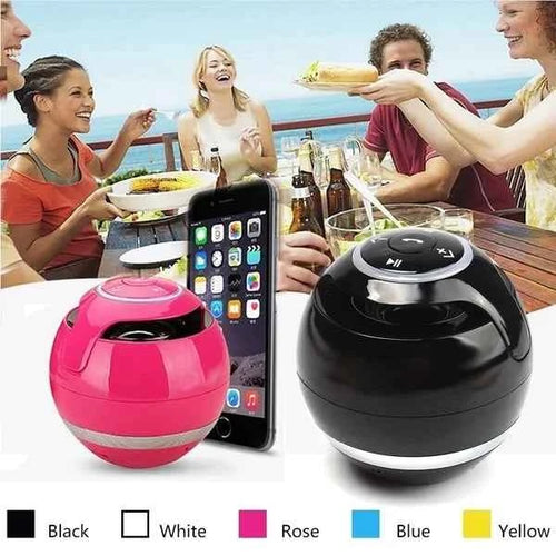 2024 Dropshipping Shopify Hot Factory Price Led A18 Ball LED Mini Bass Portable Wireless BT Speaker with FM Radio TF Mic USB My Store