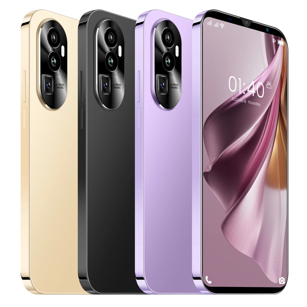 Hot Selling Rino 10 5.5 Inch HD Smart Mobile Phone 1G+16G Android 108MP High Quality Mobile Phones Tidesmit