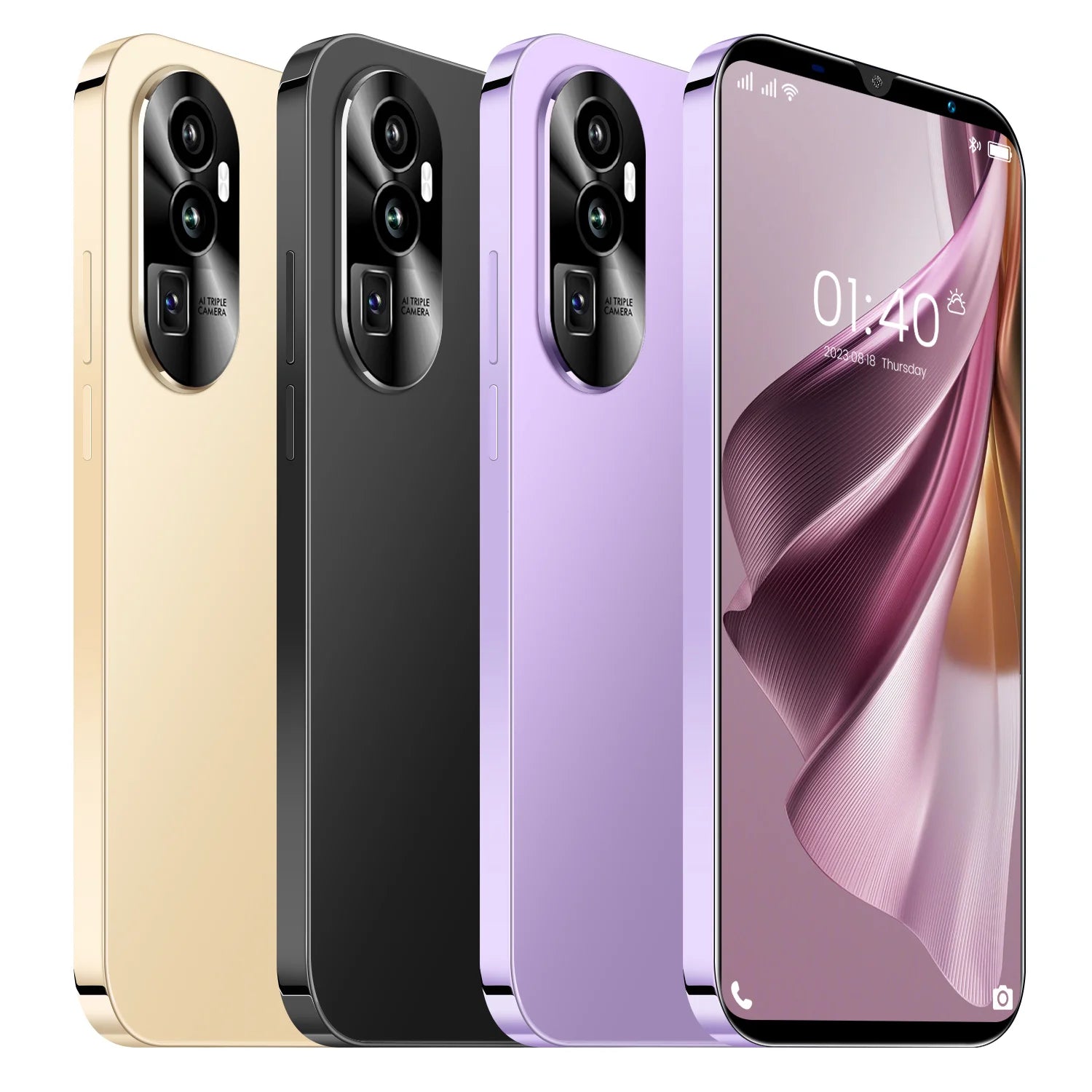 Hot Selling Rino 10 5.5 Inch HD Smart Mobile Phone 1G+16G Android 108MP High Quality Mobile Phones Tidesmit