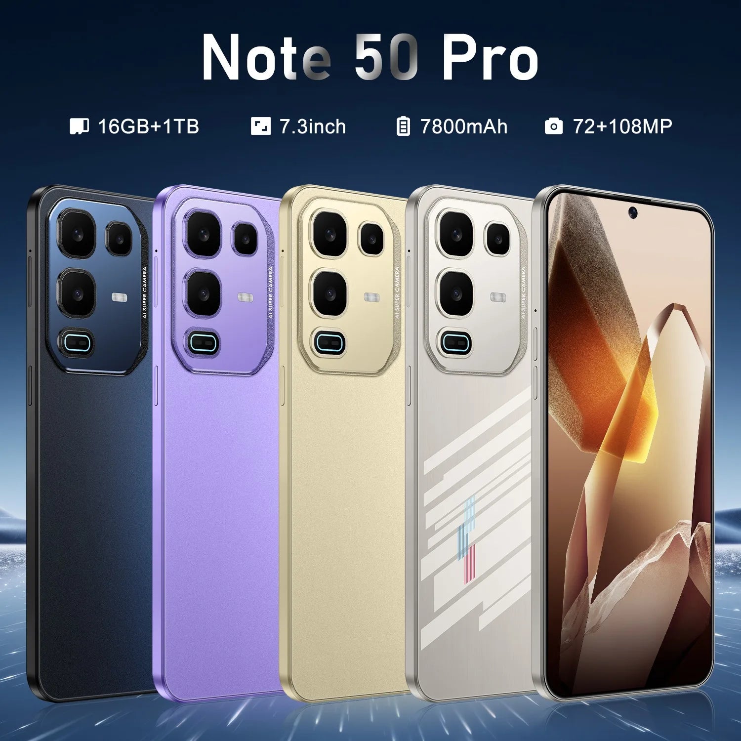 Infinix Note 50 Pro 5G smartphone with 16GB RAM 1TB storage and 108MP camera, global Android 15 version view 13