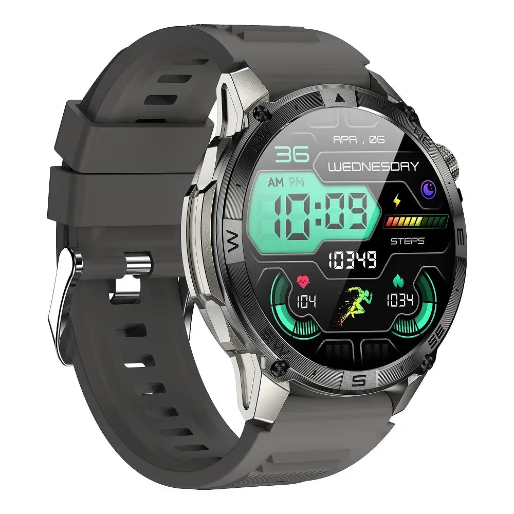 Real Time GPS Smart Watch IP67 Waterproof 1.43 ''AMOLED Fitness tracker Health Monitor Compass HK08 Sport Reloj Inteligente 2024 - Tidesmit