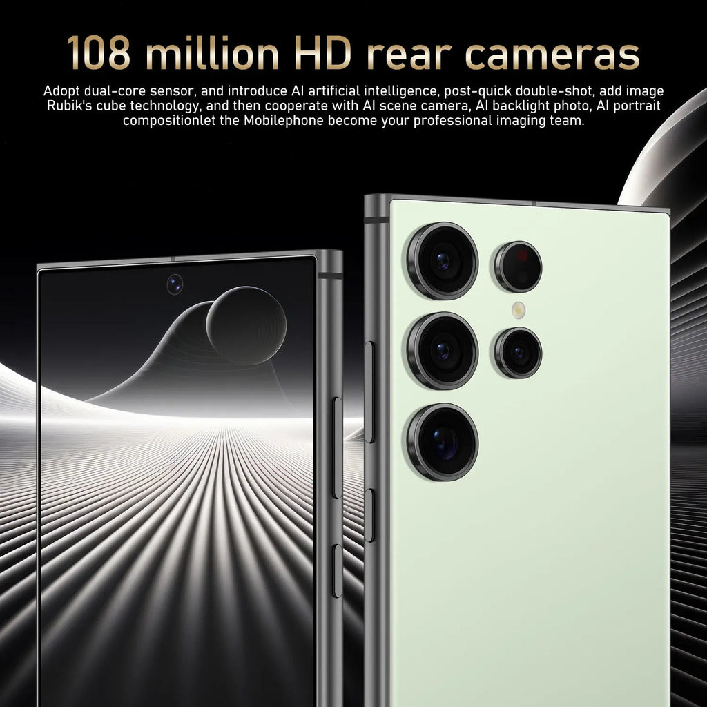Smasun S25 Ultra 5G Smartphone 7.3-inch HD Smart Phone Deca Core Newest Android Mobile Phone OLED 5g Smartphone Global Edition Tidesmit
