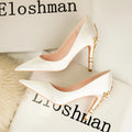 Escarpin Femm Talon Haut  Fashion Luxury Braid Wedding Shoes High Stiletto Heels for Ladies