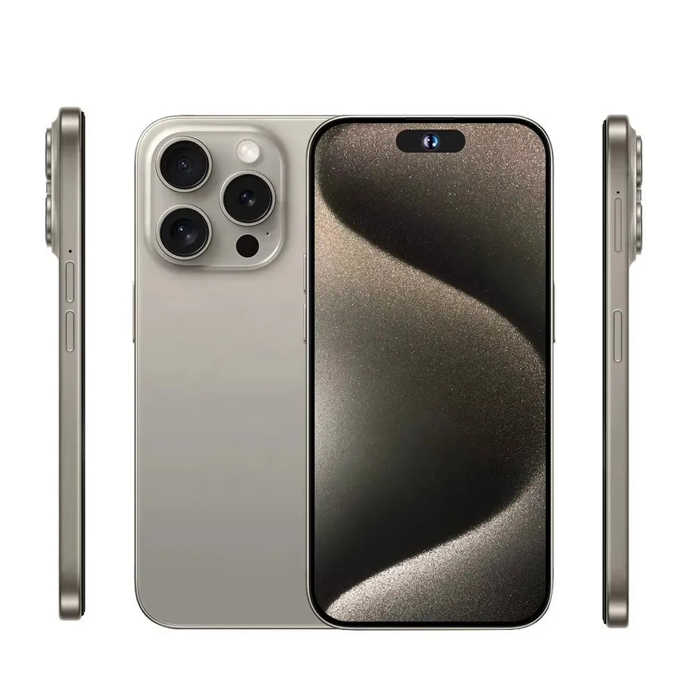 Unlocked Phone 15 Pro Max 8GB+512GB Dual Sim Card 4G 5G Smartphone 6.8 Inch OLED Screen I 15 Phone 15 Pro Max Smart Phone logo Tidesmit