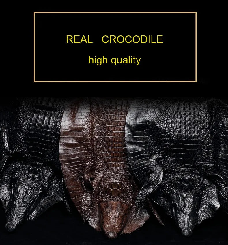 2024 Large Crocodile Leather Women's Bag Fashion Bowling Lady Handbag Genuine Leather Shuolder Crossbody Bag Travel Shell Bag 45