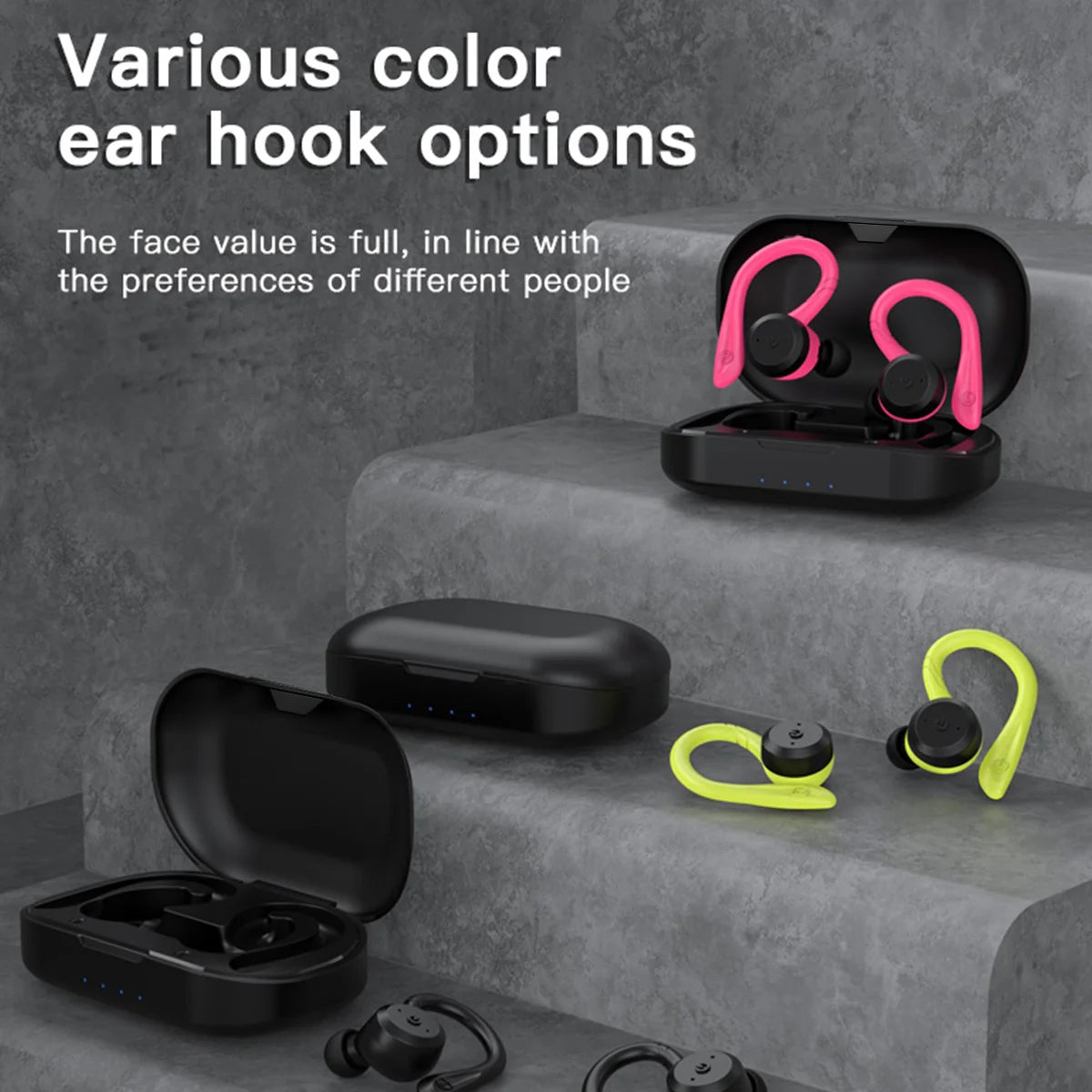 High Quality Smart Noise Cancellation Wireless Earbuds Tws Bluetooth 5.3 Earphones Gaming in Ear Wireless Headphones for Sports Tidesmit