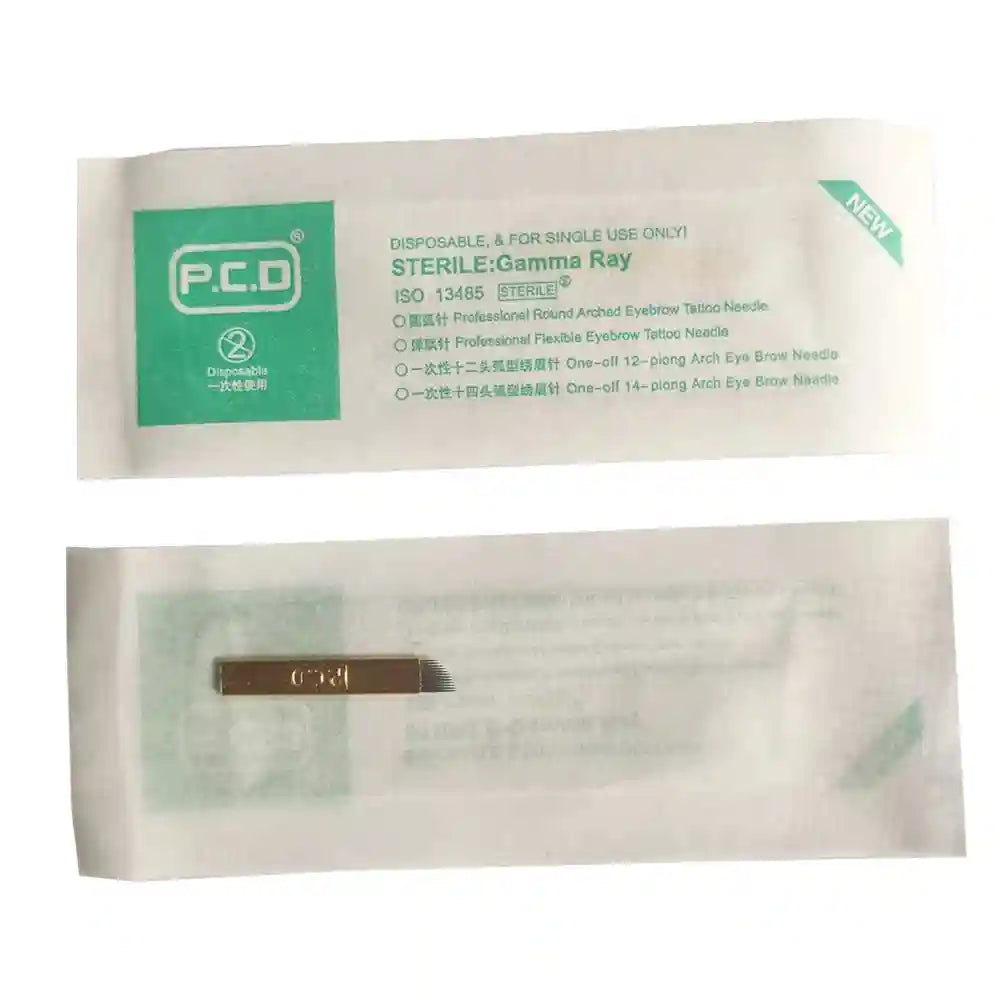 Microblading Needles for Manual Eyebrow Tattooing | PCD Blades Permanent Makeup Machines Tidesmit