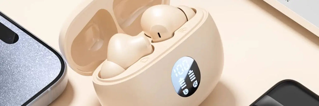 For Bluetooth In-Ear Headset LED Battery Wireless Noise Reduction Long Endurance High Sound Quality for Sports Running Tidesmit