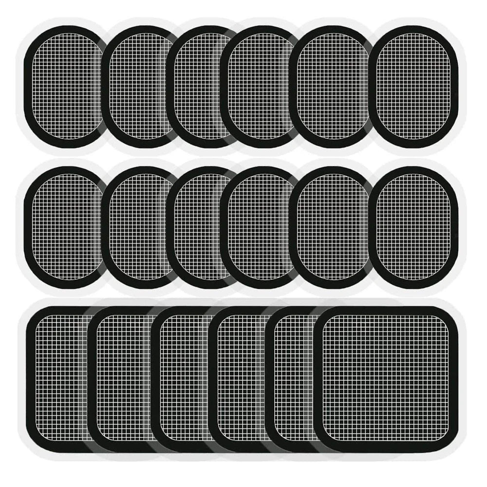 EMS Muscle Stimulator Replacement Gel Pads - Conductive 6-Pair Ab Belt Patch Relaxation Treatment Tidesmit
