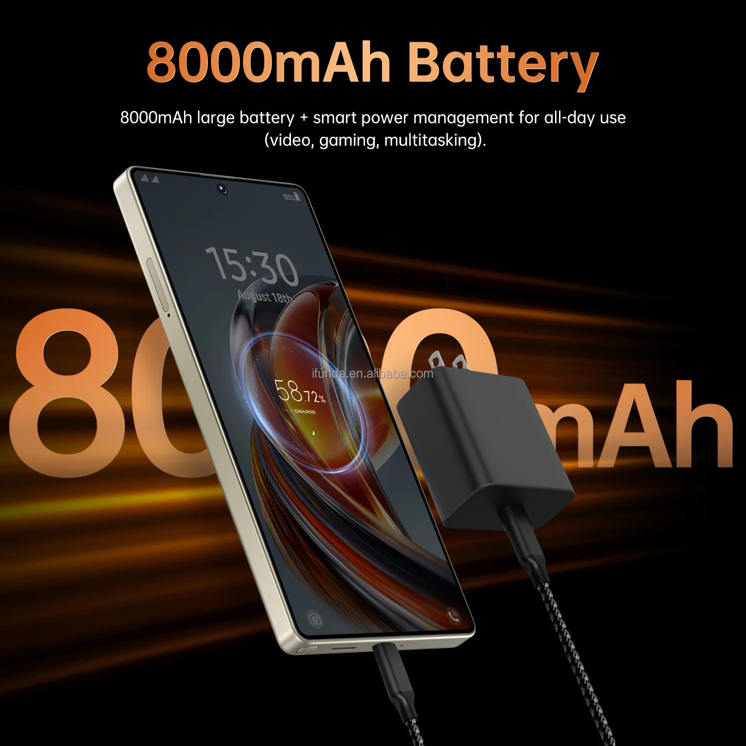 Tidesmit S26 Ultra 5G smartphone with 2TB storage, 108MP camera, and built-in pen in sleek global design.