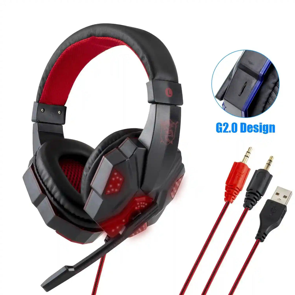 Wired Gaming Headset with Microphone - 7.1 Surround Sound for PC and PS5 Tidesmit