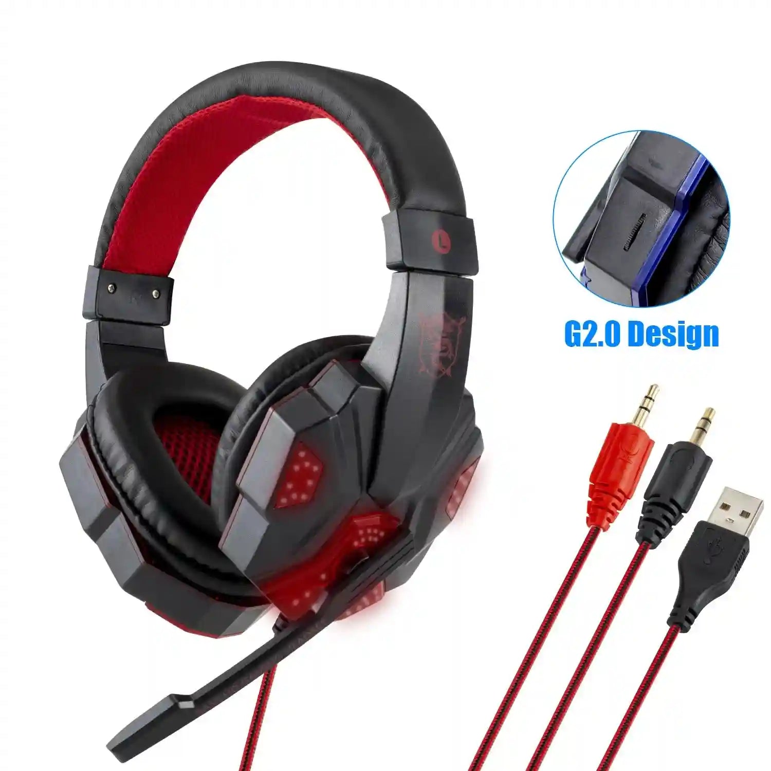 Wired Gaming Headset with Microphone - 7.1 Surround Sound for PC and PS5 Tidesmit