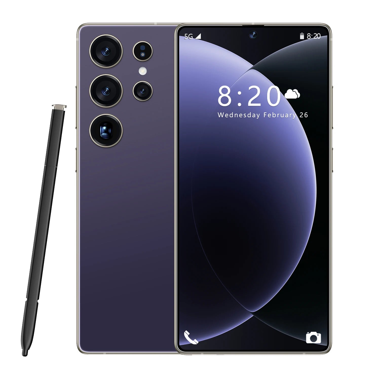 S26 Ultra 5G Smartphone: 16GB RAM, 1TB Storage & AMOLED Display Purple 16g Tidesmit
