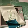 Exquisite Handmade Silk Scarf & Brooch Gift Set for Women