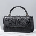 Fashion Designer Genuine Crocodile Leather Women's Small White Handbag Purse Authentic Crocodile Skin Female Flap Shoulder Bag