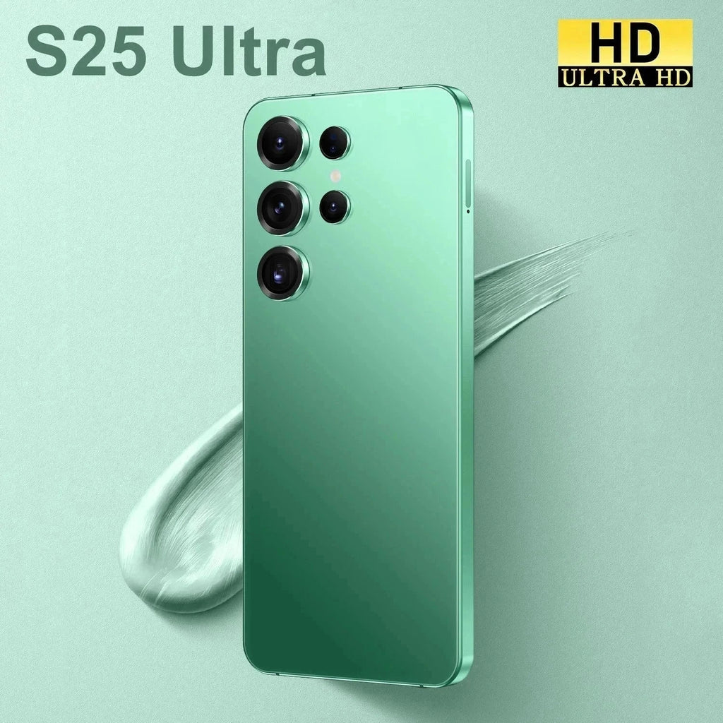Smart Phone 2025 Cellphone S25 Ultra 7inch Unlocked Dual Card 5G Phones Android 14.0 Mobile Phones Tidesmit
