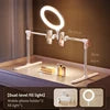 Jopree F5 Live Makeup Flexible Mmulti-Functional Selfie Led Ring Light With Phone Holder Overhead Bracket Set With Soft Light White(ZHSP-00001089) F5 Tidesmit