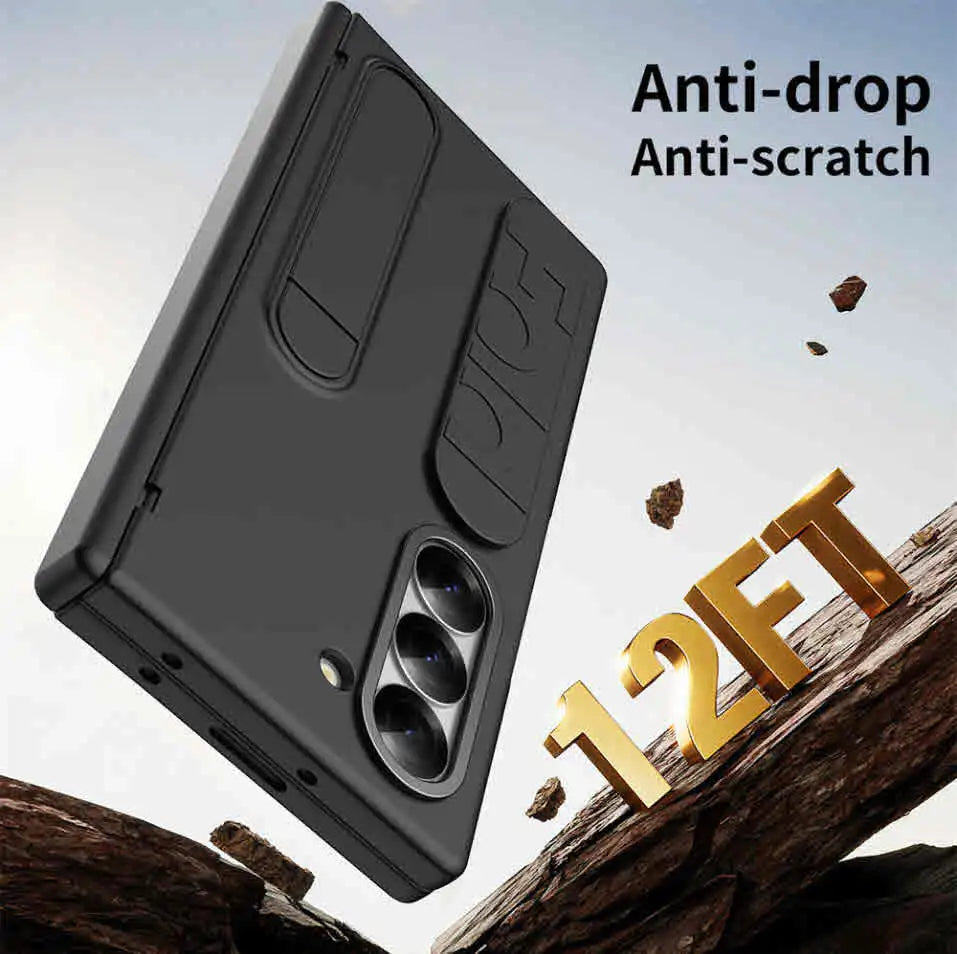 For Samsung for Galaxy Z Fold 6 Screen Protector Case with Tempered Glass Cover Mobile Phone Cases Product Type Tidesmit