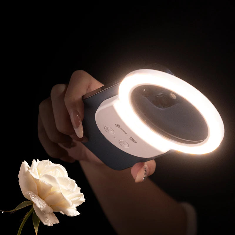 Jopree K23 200LM Mini Fill Light - Magnetic Mount & Memory Function for Phone/Camera Tidesmit
