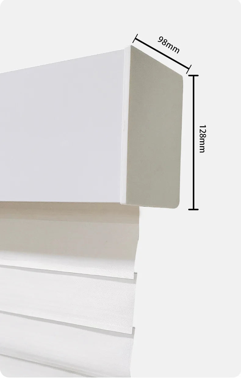 Smart Motorized Double Roller Blinds Tuya Zigbee Wifi Control Electric Motor Window Roller Blinds Tidesmit