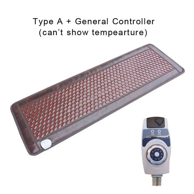 Heated Jade Massage Mattress for Deep Tissue Muscle Relief Massage Cushion A general Tidesmit