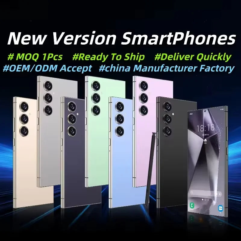 Value Deal S25 Smart Phone Original 7.3-inch Large Screen 16+1TB Storage Cross-border Tidesmit