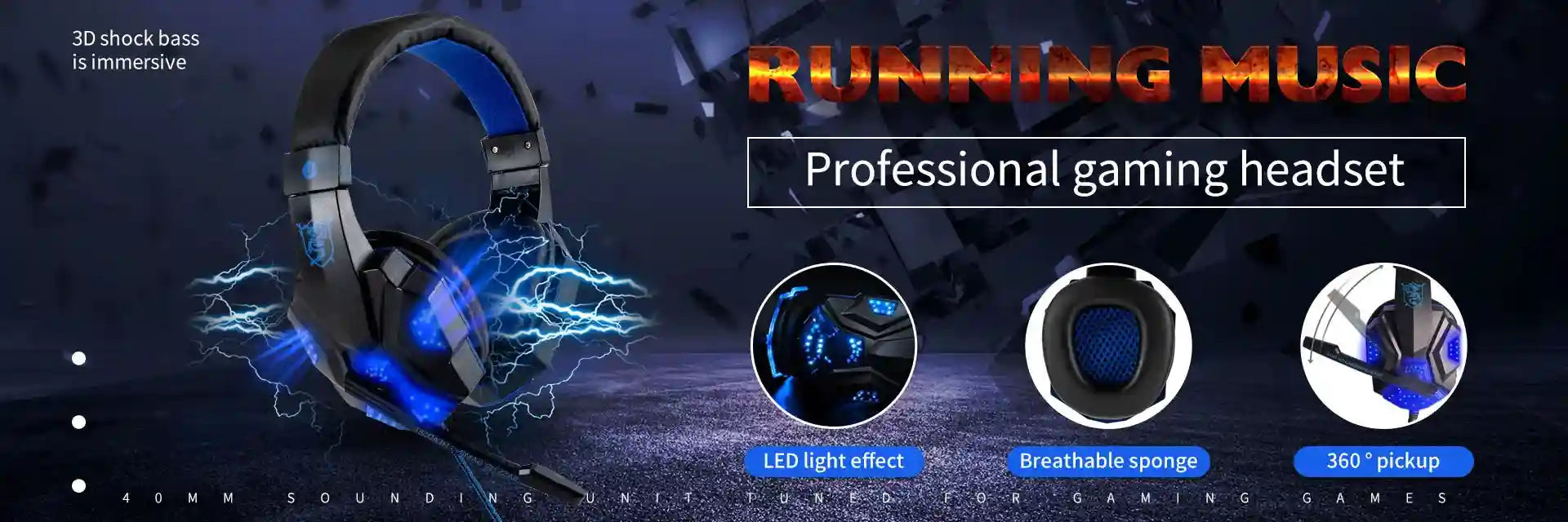 Wired Gaming Headset with Microphone - 7.1 Surround Sound for PC and PS5 Tidesmit