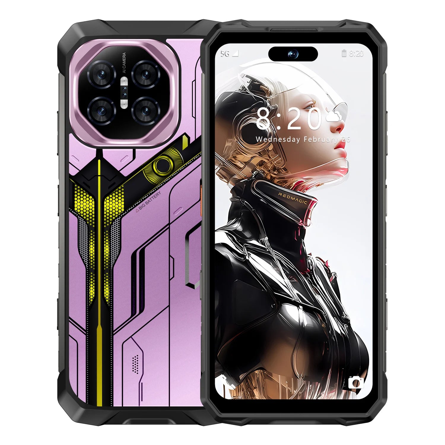 Tidesmit X27 Ultra Android smartphone with 7.2-inch screen, 16GB RAM, 1TB storage, and deca-core processor.