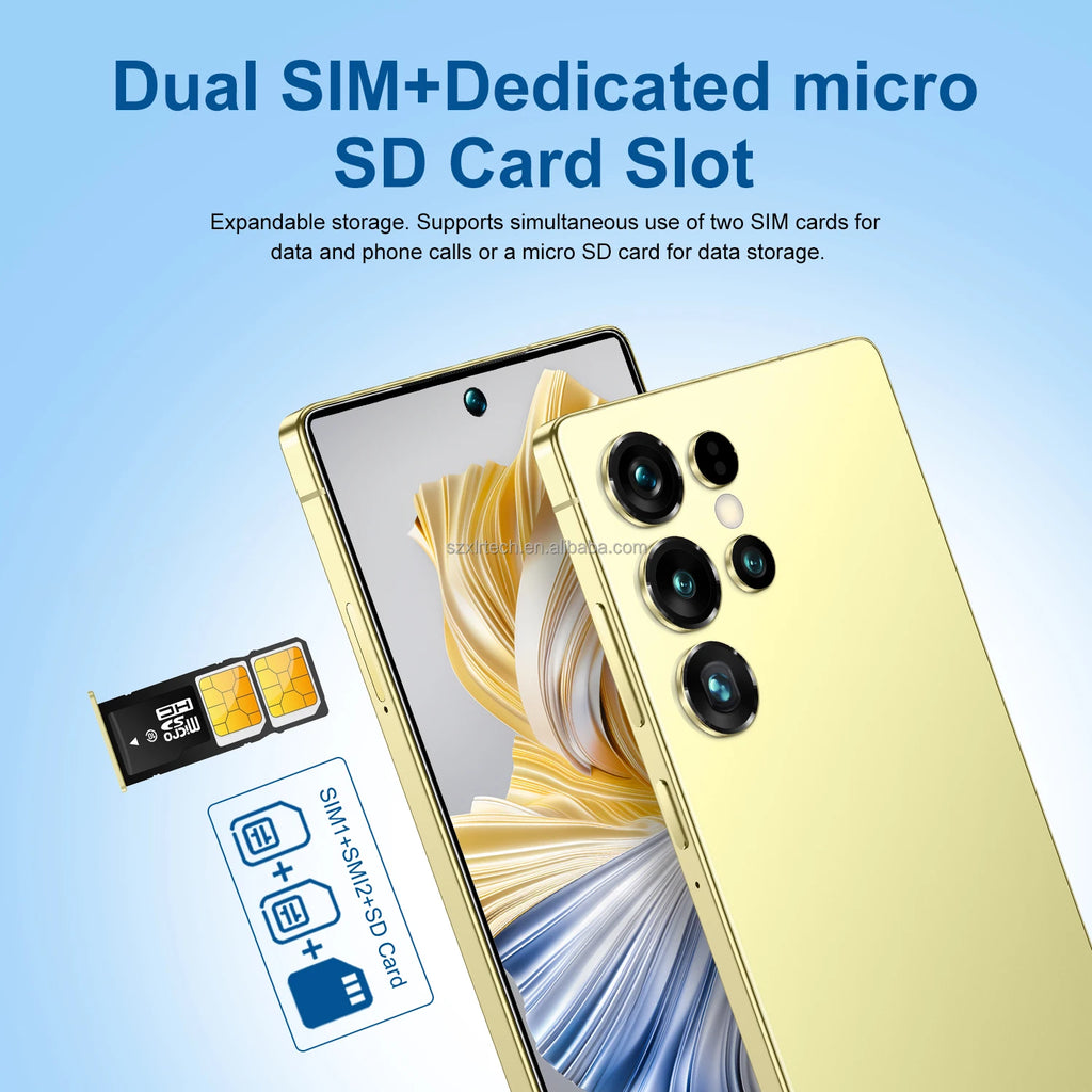 S26 Ultra 5G Smartphone, 22GB RAM, 1TB Storage, 7.3 Inch Screen Tidesmit
