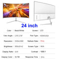 24 Inch Curved 75Hz Monitor Gaming VA FHD 1080P Computer Display 2800R HDMI/VGA DCR Eye Protect VESA 100*100 2ms Response