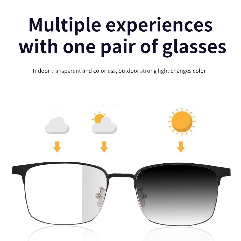 2026 New GT30 Smart for 5.3 Glasses Metal Spring Hinge Auto On/Off AI Voice Assistant Polarized UV400 Anti-Blue Light
