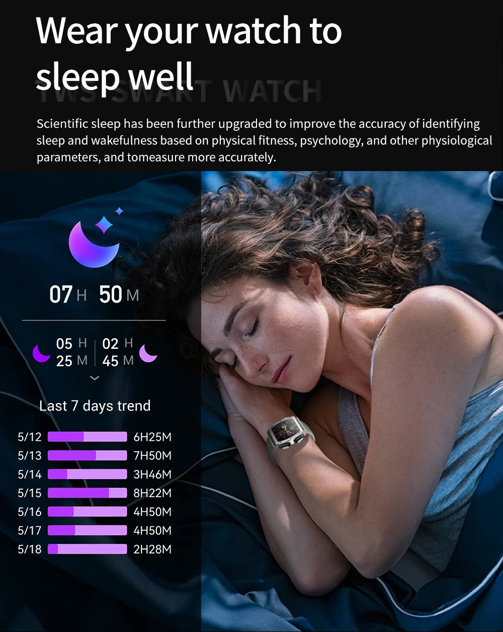 Jm09 2-in-1 TWS Smart Watch Wireless Earphones IP67 Waterproof Blood Oxygen Monitor Compass for Men's Sports Smartwatch Earbuds Tidesmit