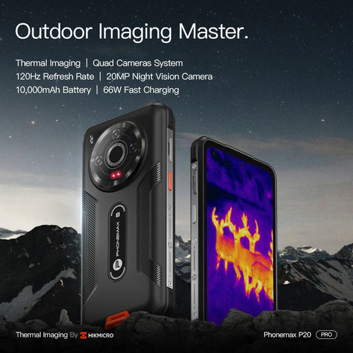 2024 New Flagship Rugged Phone 12+512GB Android 14 Thermal Imaging Night Vision Smart Phone Mobile Rugged Phone Tidesmit