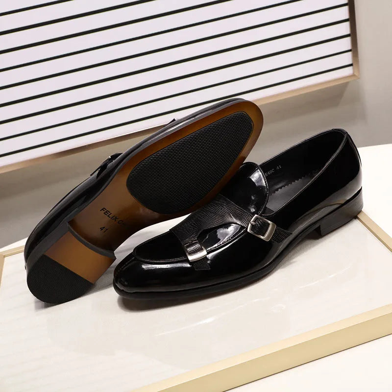 Dropshipping Classic British Genuine Leather Formal Men Fashion Office Dress Shoes ODM Big Size Loafers Shoes