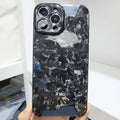 100% Real Carbon Fibre Irregular Shape Phone Cases for Iphone 15 Black Cool Special Iphone Phone Case Custom forged black shinyc OPP Bag Tidesmit