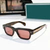 High End Premium Shades Luxury Designer Sun Glasses Unisex Thick Square Acetate Branded Sunglasses for Men and Women