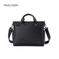 Mark Ryden black waterproof laptop briefcase with shoulder strap, large-capacity designer tote for men.