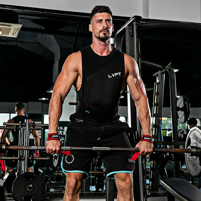 Custom Logo Adjustable Weight Lifting Wrist Straps Bodybuilding Powerlifting Strength Training Deadlifts Hand Lifting Straps Tidesmit