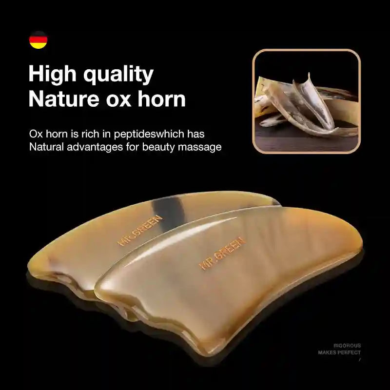 Gua Sha Scraping Massage Tool | Ox Horn Electric Muscle Relief MR-7308 Eye Massage Instrument Tidesmit