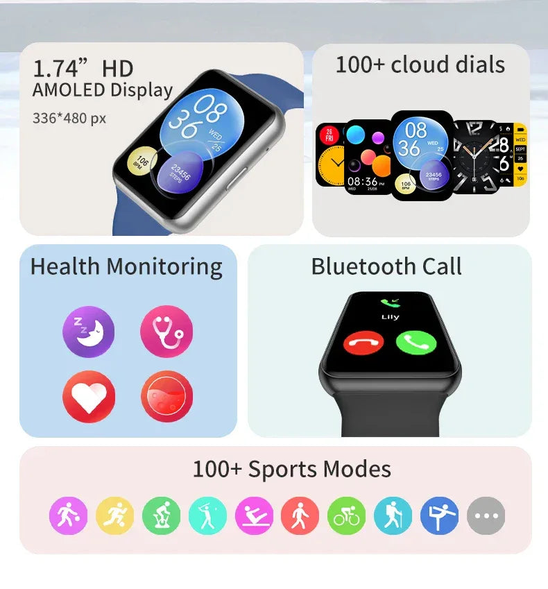 OEM ODM Smart Watches Health Fitness Tracker bluetooth Call IP67 Waterproof SmartWatch Smart Health Bracelet - Tidesmit