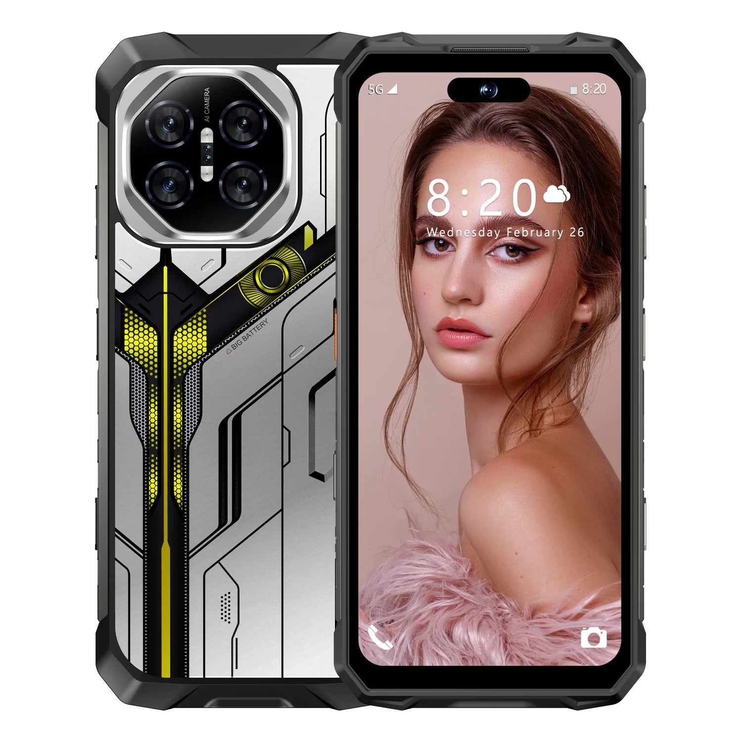 Tidesmit X27 Ultra 5G Android Smartphone with 7.2 inch HD display 16GB RAM and 1TB storage dual SIM