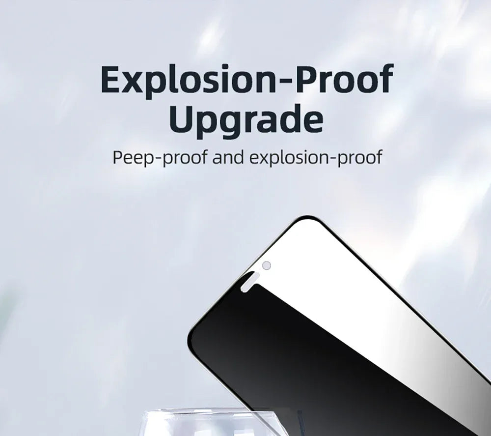Privacy Screen Protector for iPhone 17 - 9H Hardened Tempered Glass Tidesmit