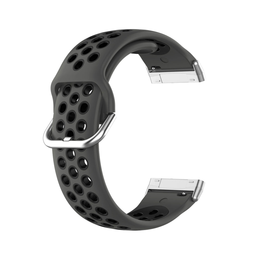 Colorful soft silicone sport wrist strap for Fitbit Versa 3 and Sense smartwatches by Tidesmit