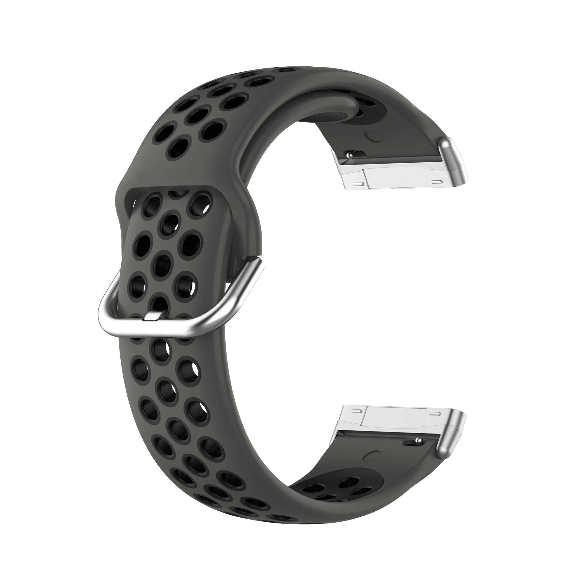 Colorful soft silicone sport wrist strap for Fitbit Versa 3 and Sense smartwatches by Tidesmit