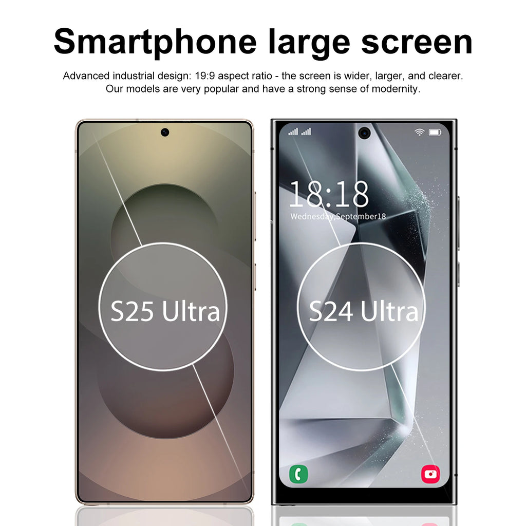 Original 5G S25 Ultra 16GB 1TB Android 15 Smartphone with 7.3 inch HD display in used condition