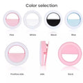 Top Selling Dimmable Clip-on RGB Led Selfie Ring Light Fill Lamp for Mobile Phone Photography Multi Tidesmit