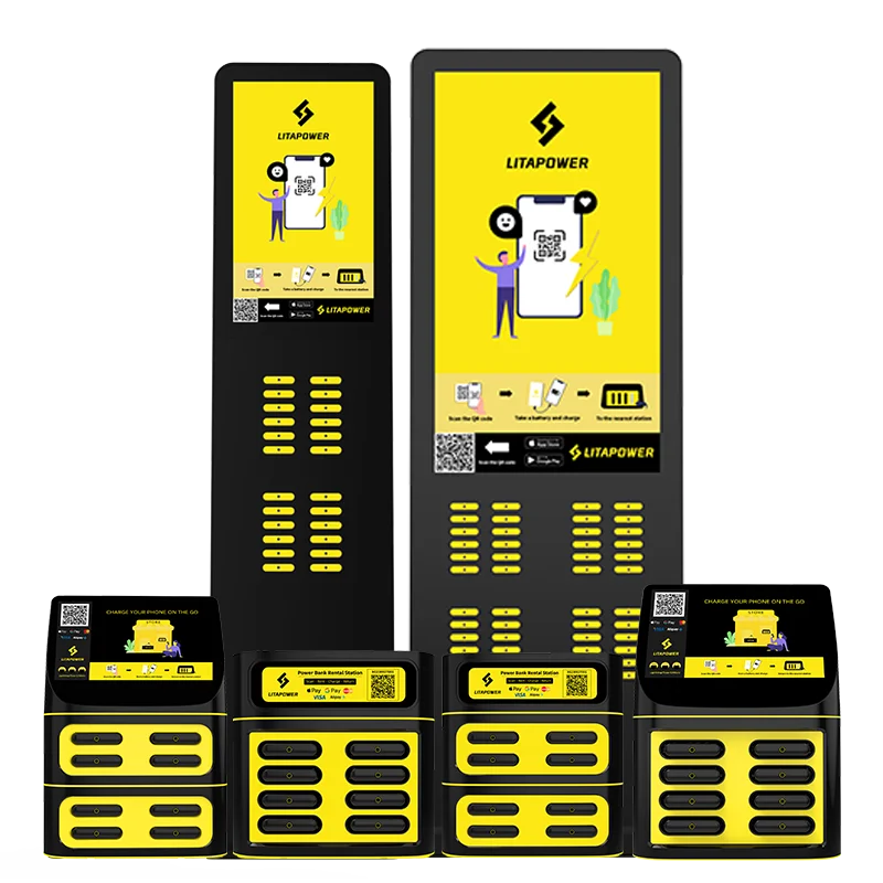 Latapower WIFI/4G/Shared Power Bank Rental Stations Portable Phone Charging Station Kiosk Vending Machine Tidesmit